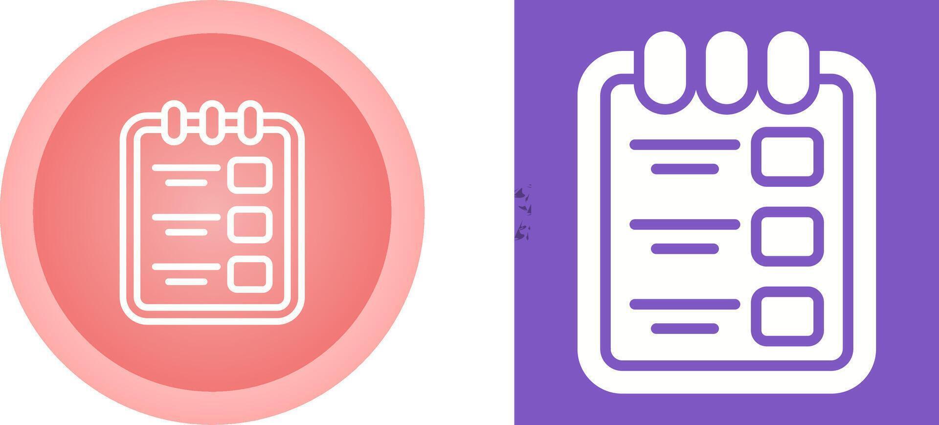 Task list with clipboard Vector Icon
