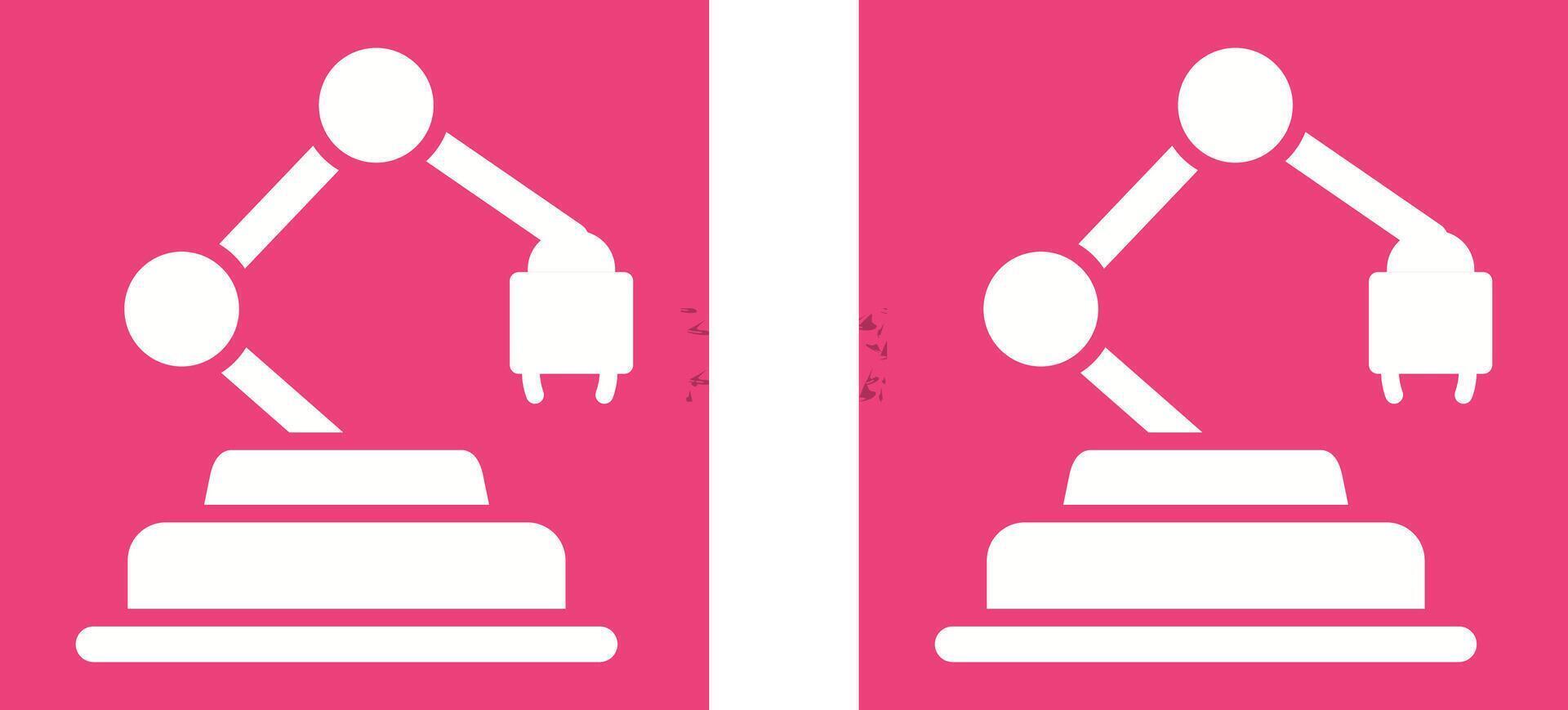 Industrial Robot Vector Icon