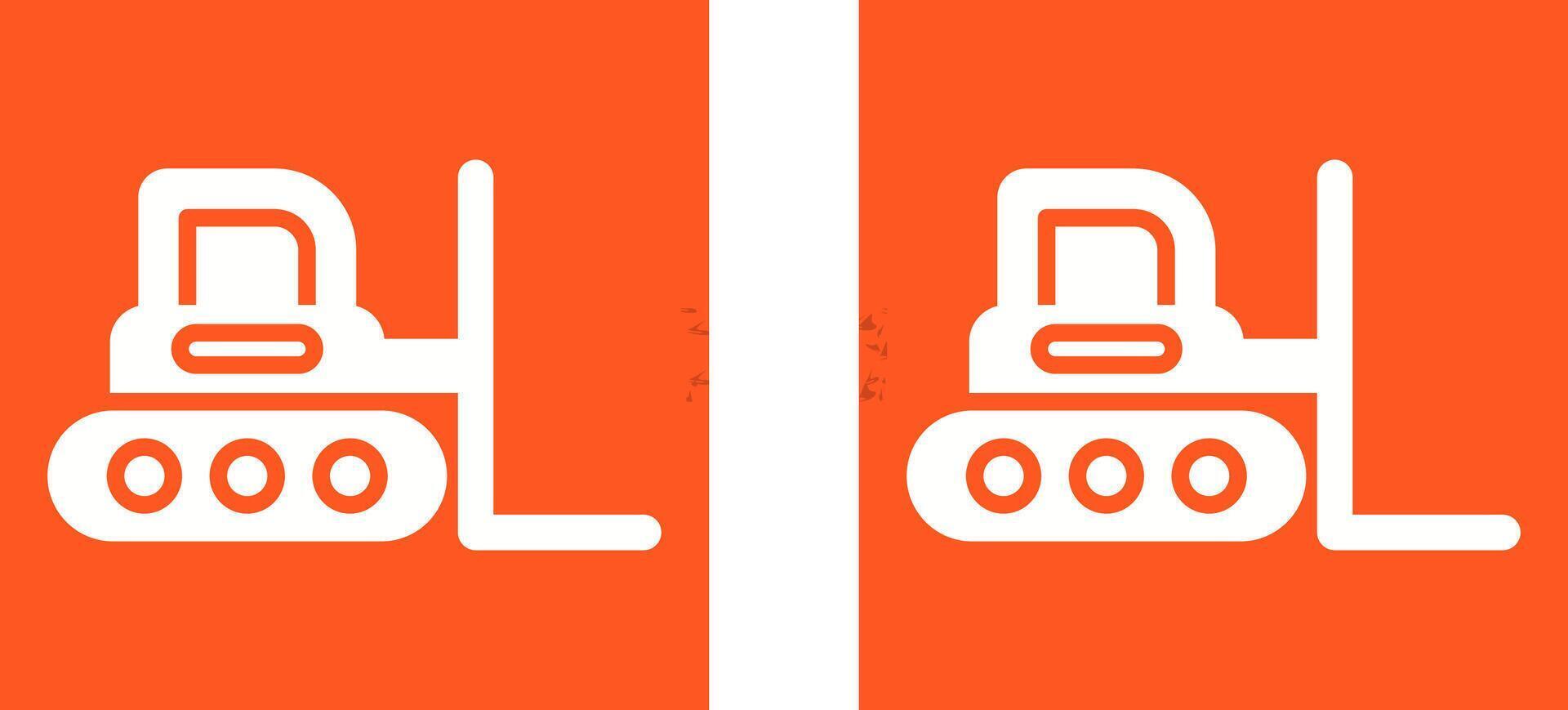 Bulldozer Vector Icon
