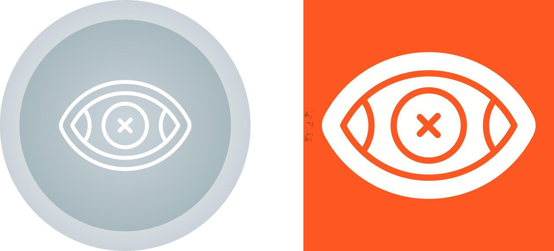 Eye Crossed Vector Icon