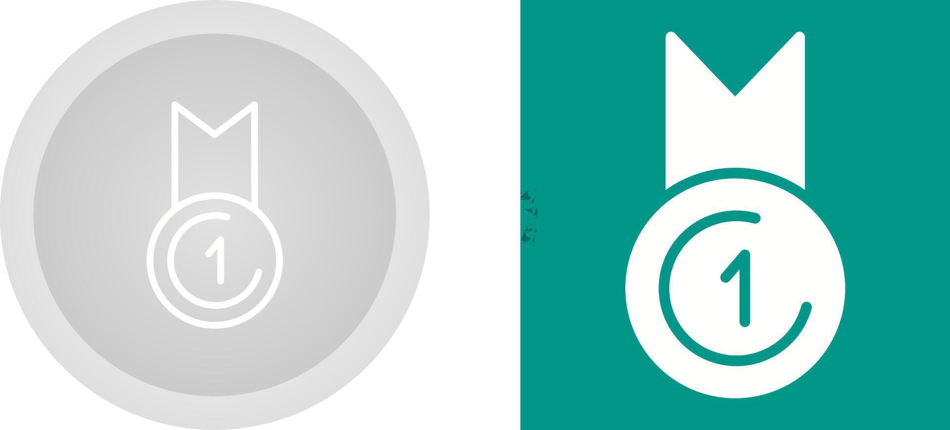 First Place Vector Icon
