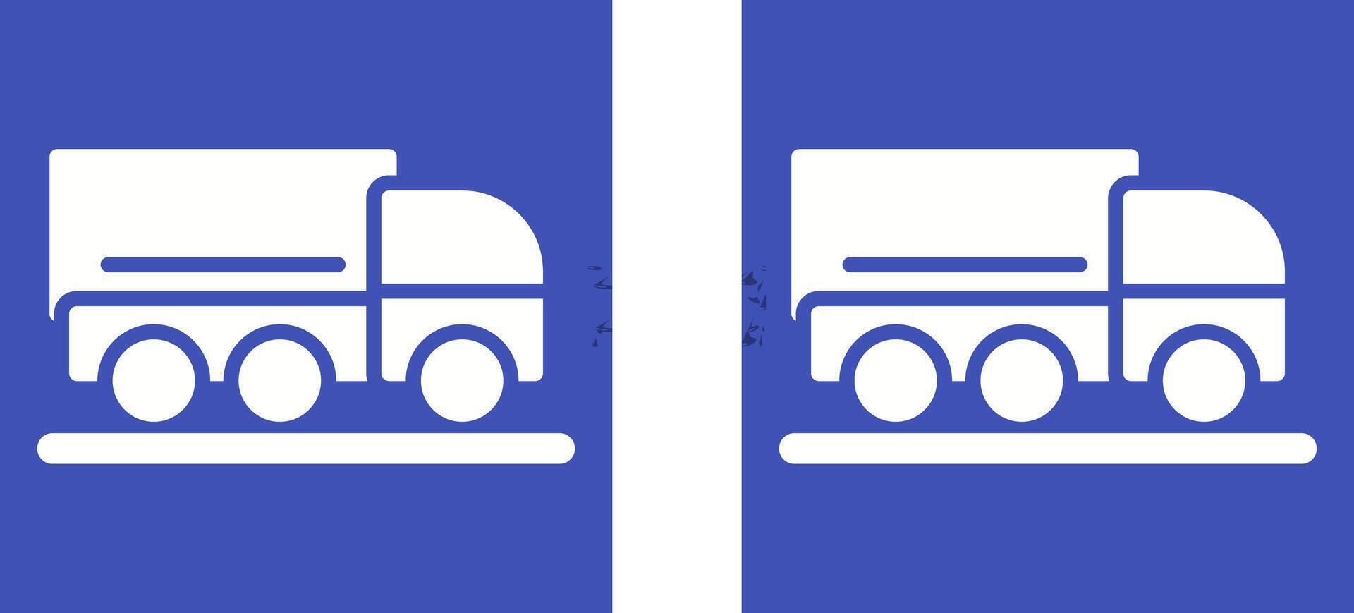 Cargo Truck Vector Icon