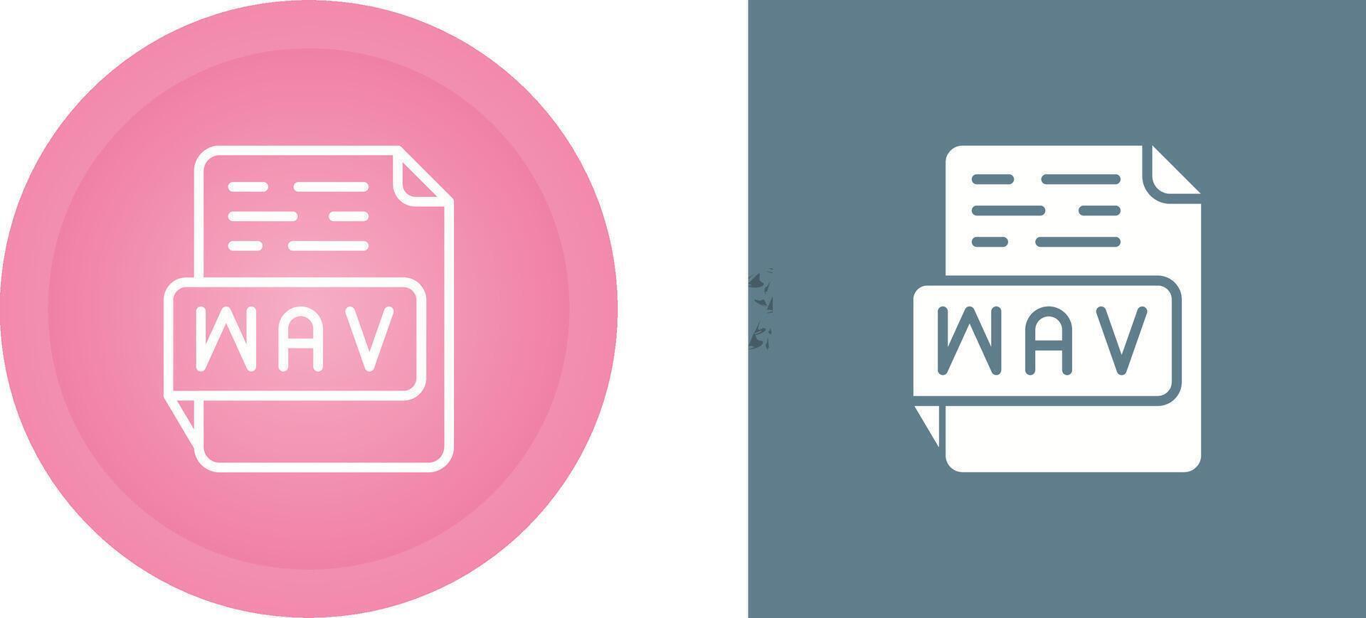 WAV Vector Icon