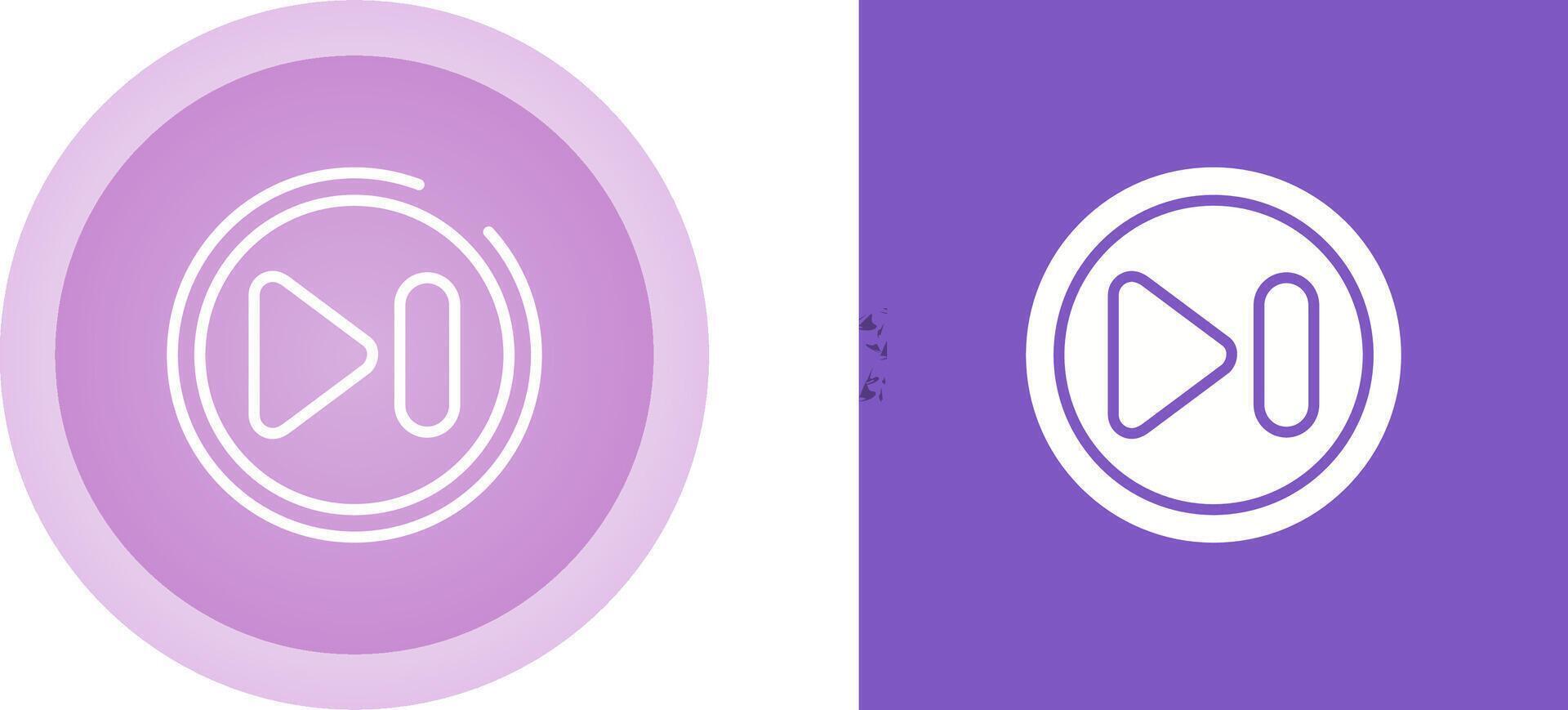 Next Track Button Vector Icon