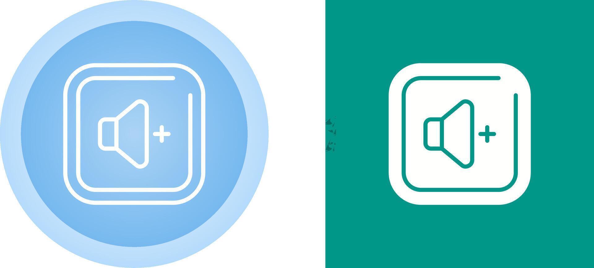 Volume Up Square Vector Icon