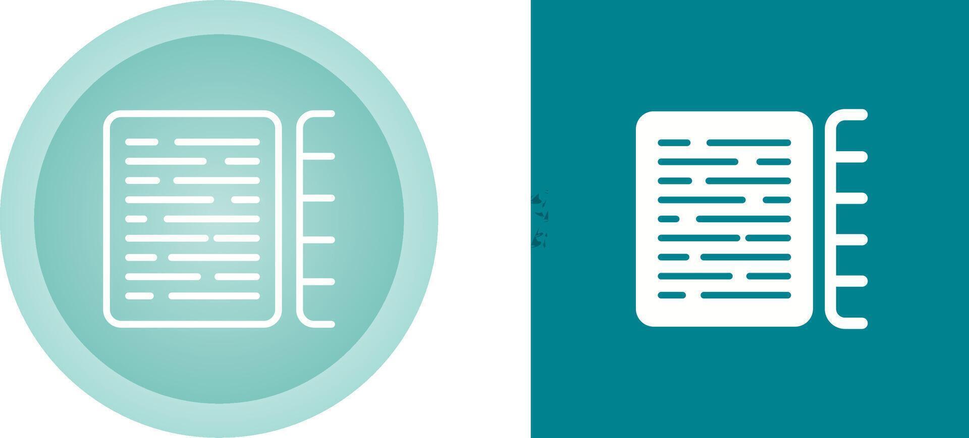 Document Indexing Vector Icon