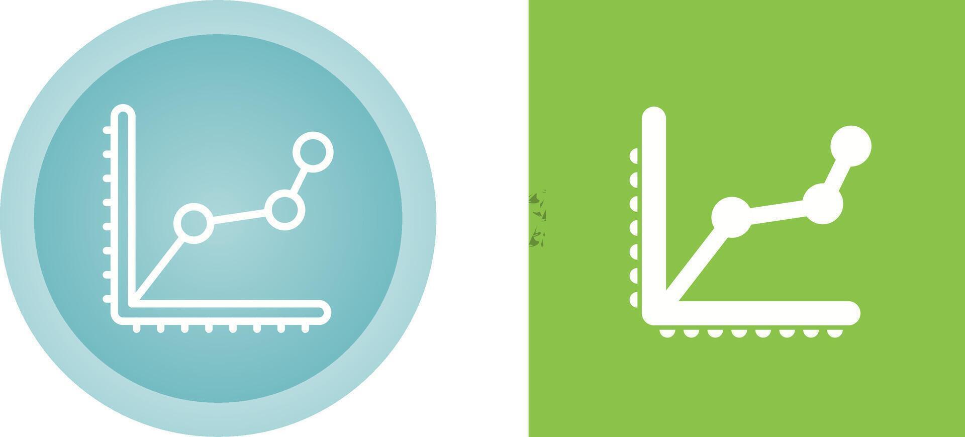Line Chart Vector Icon