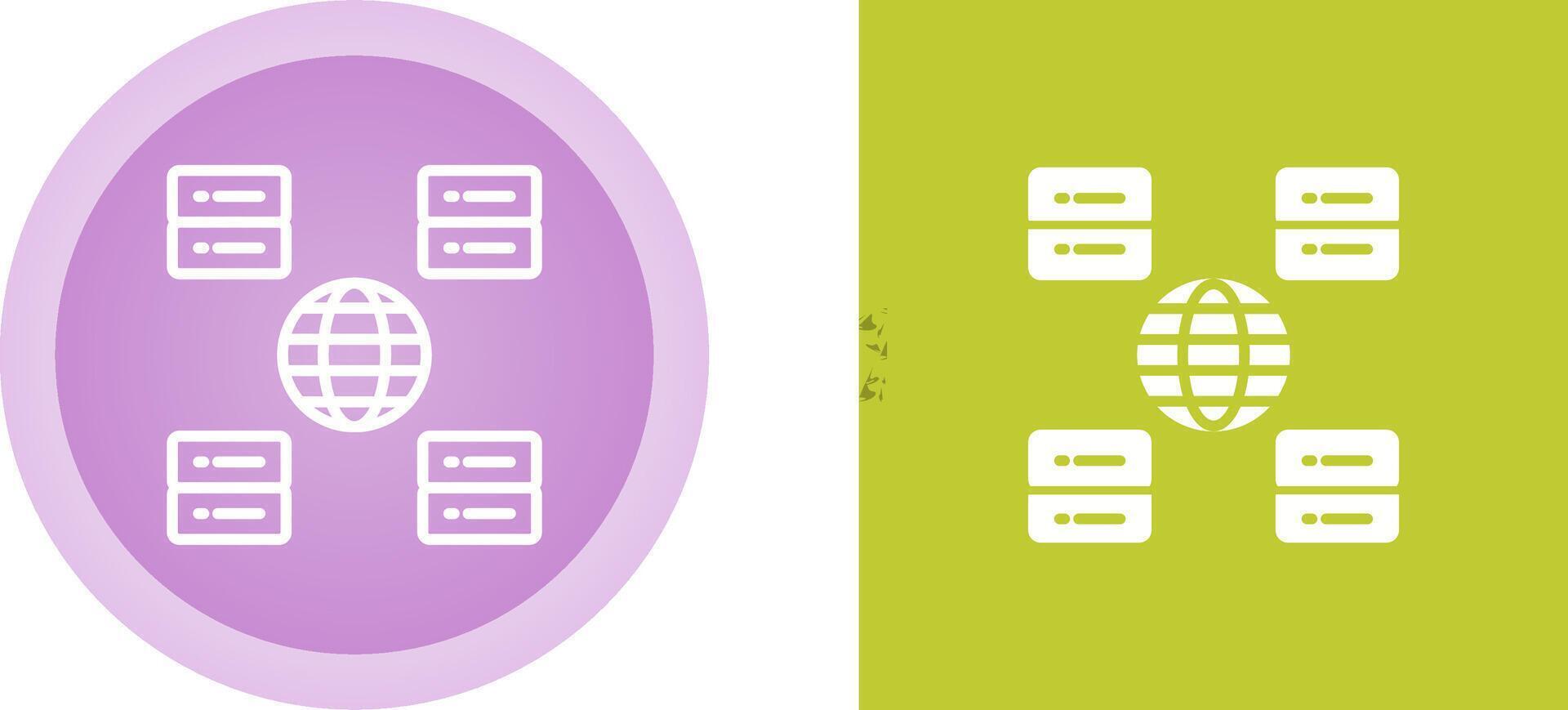 Content Delivery Network Vector Icon