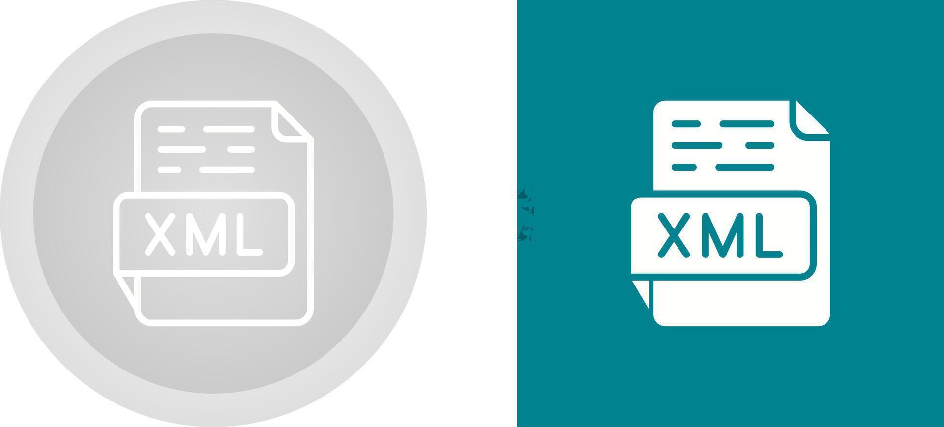XML Vector Icon