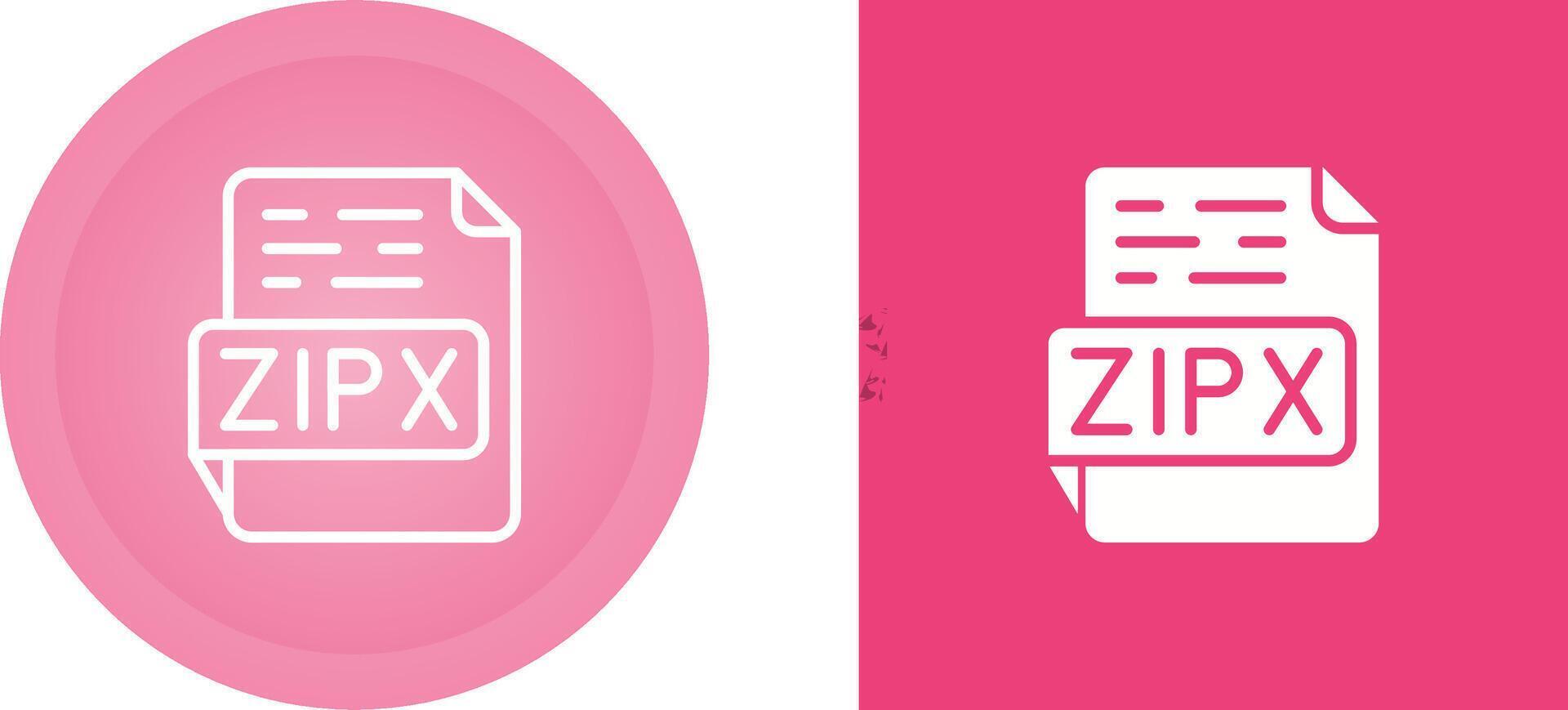 ZIPX Vector Icon