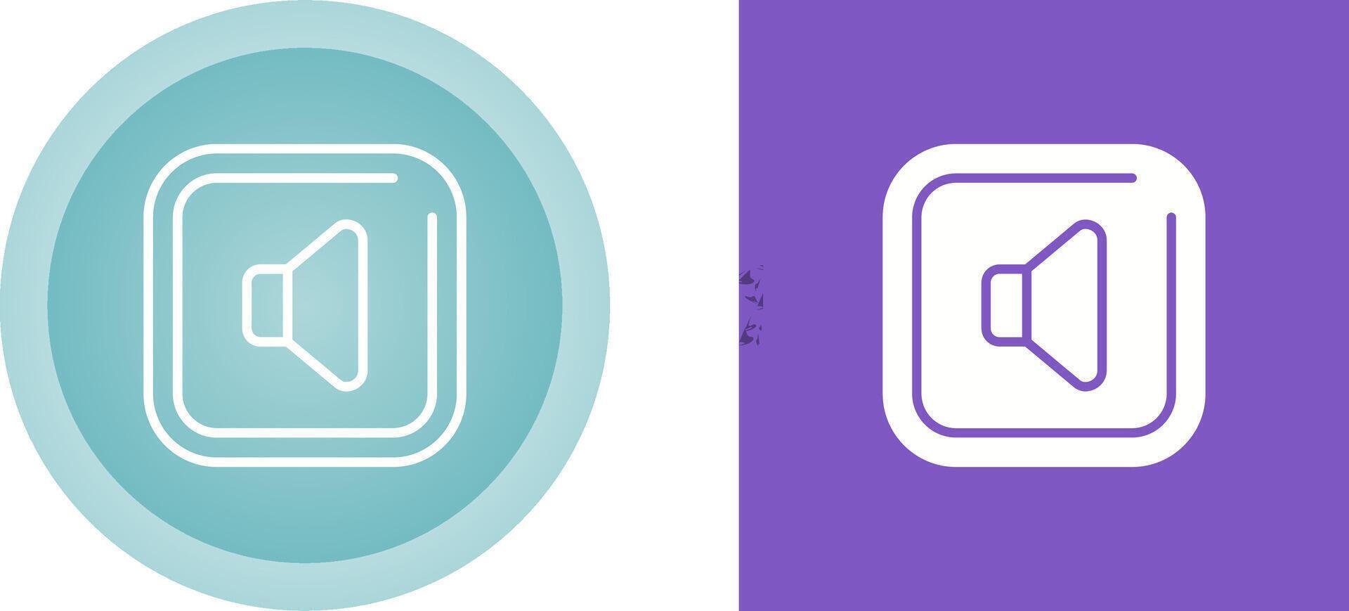 Speaker Square Vector Icon