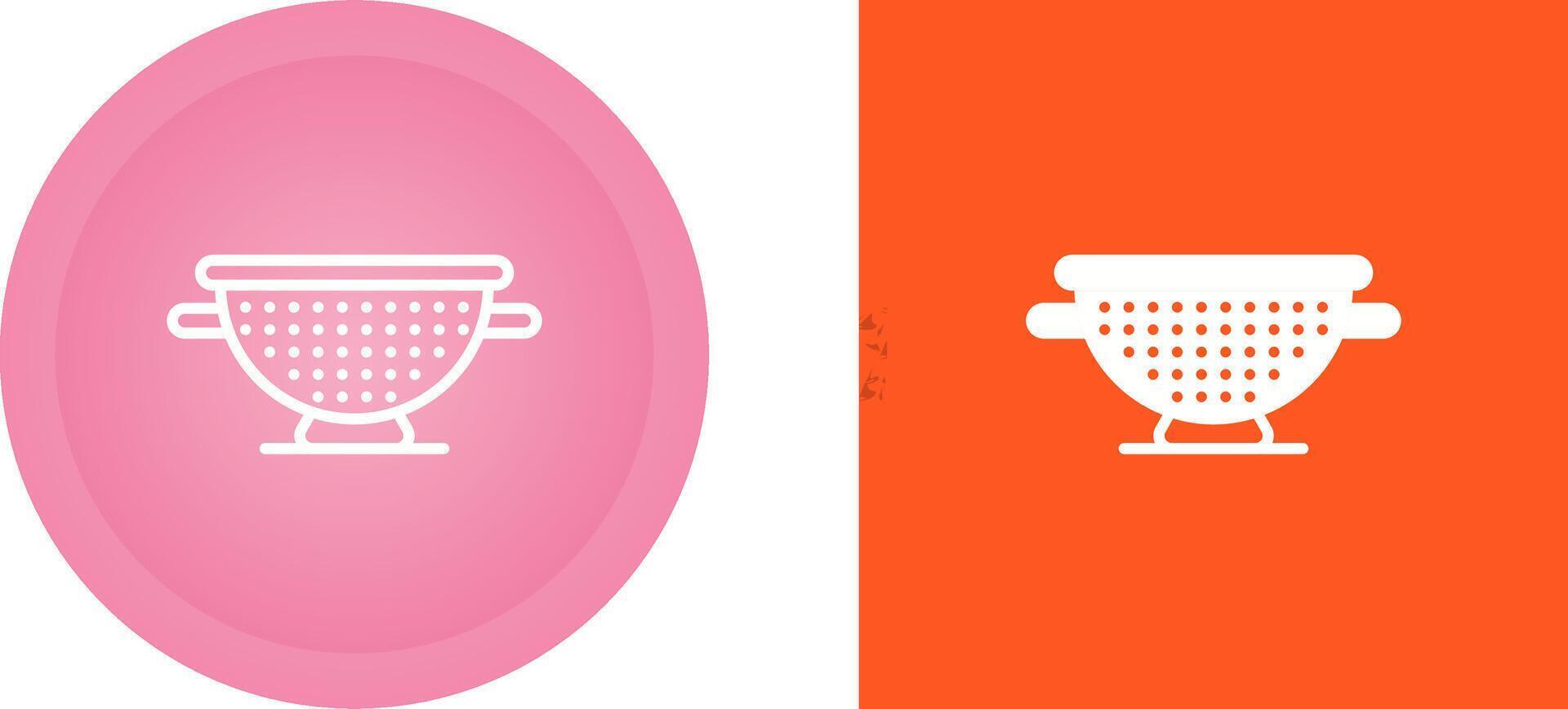 Colander Vector Icon