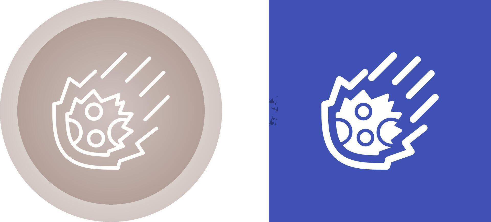 Meteor Vector Icon