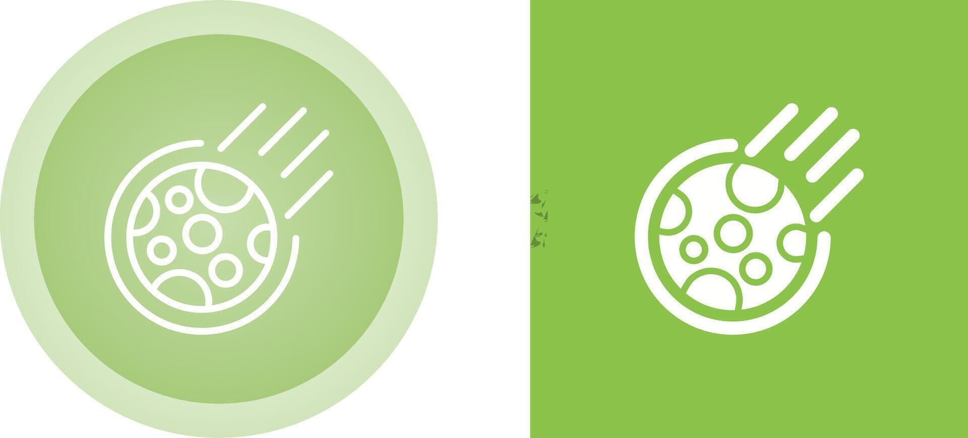Meteor Vector Icon