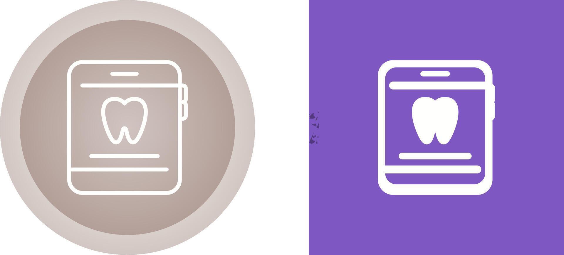 Dentist App Vector Icon