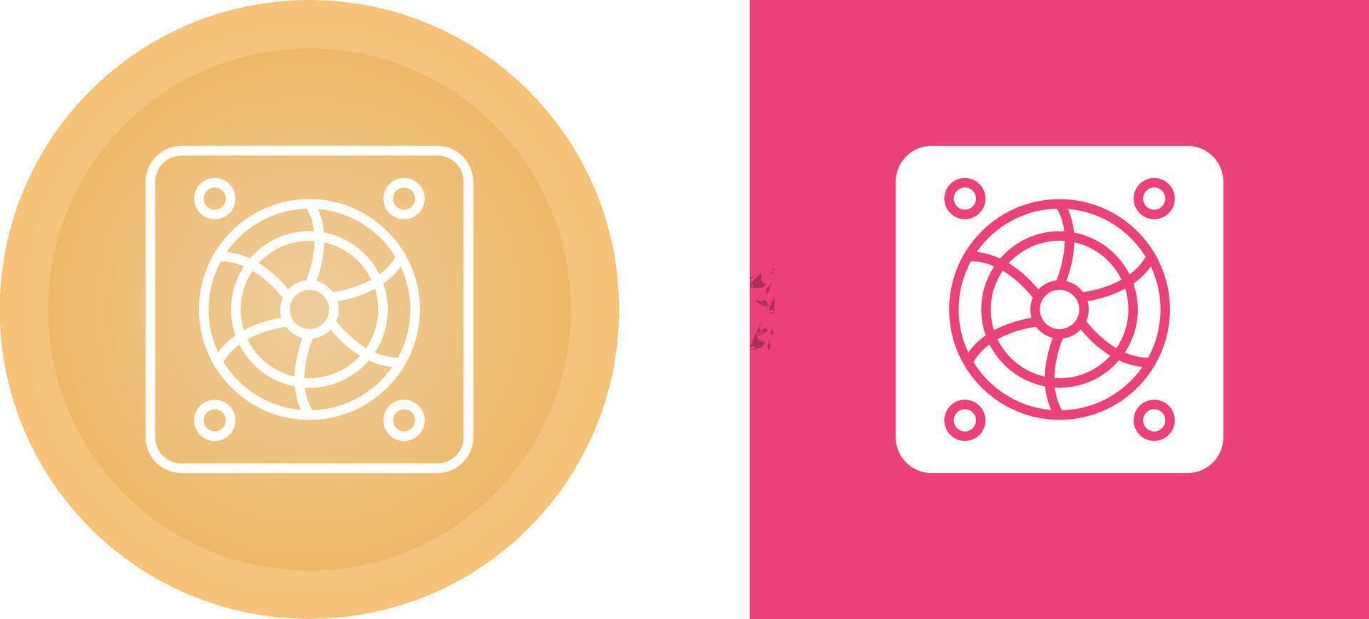 Cooling Fan Vector Icon