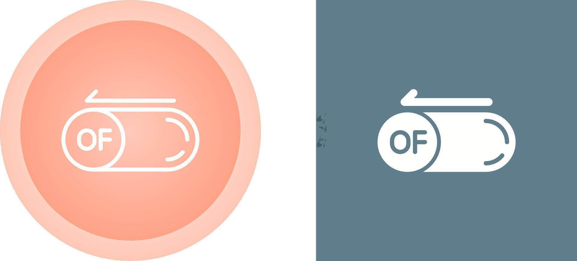 Of Button Vector Icon