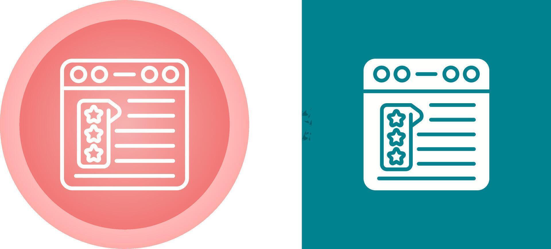 Review Vector Icon