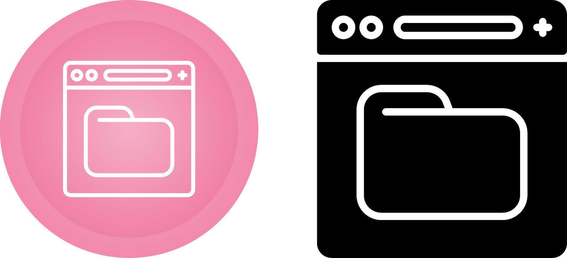 Browser Vector Icon