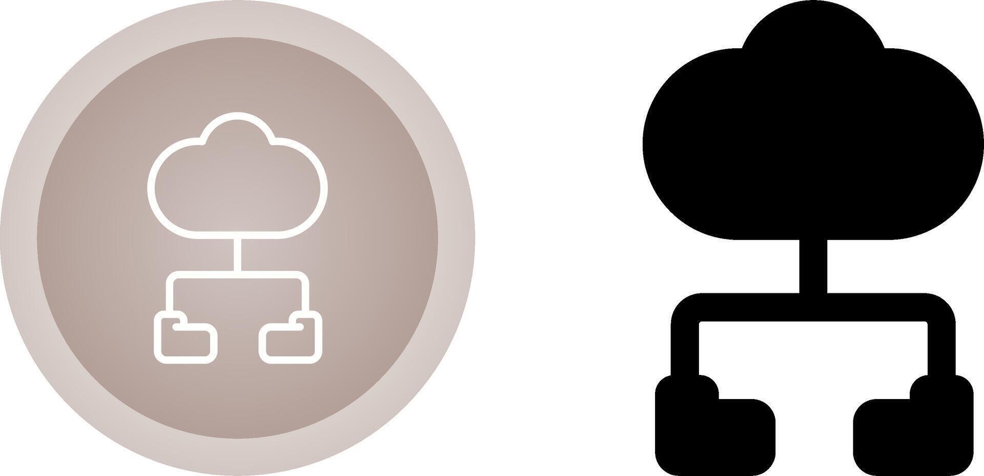 Cloud Computing Vector Icon