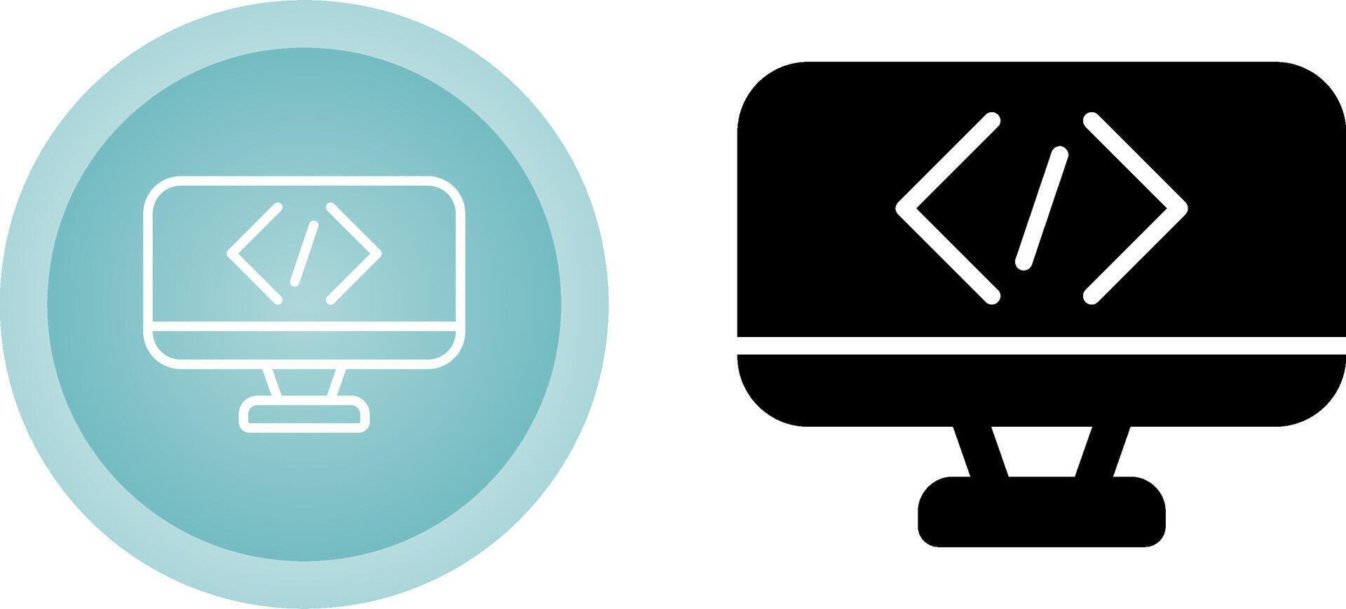 Coding Vector Icon