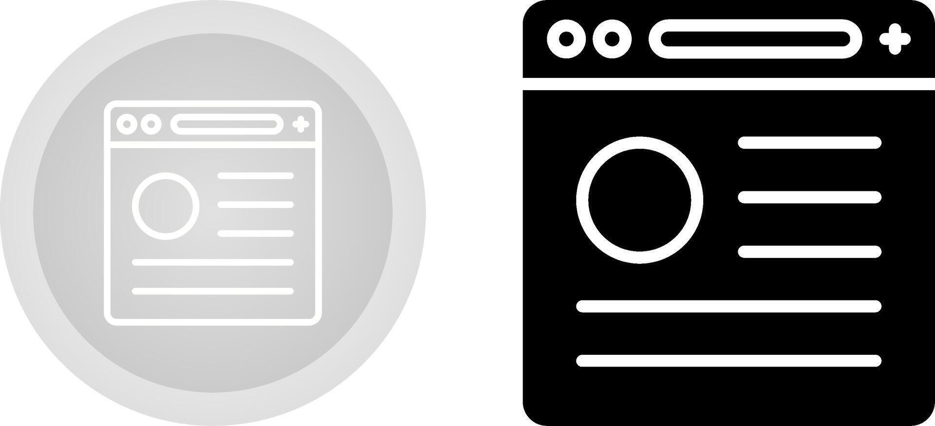 Browser Vector Icon