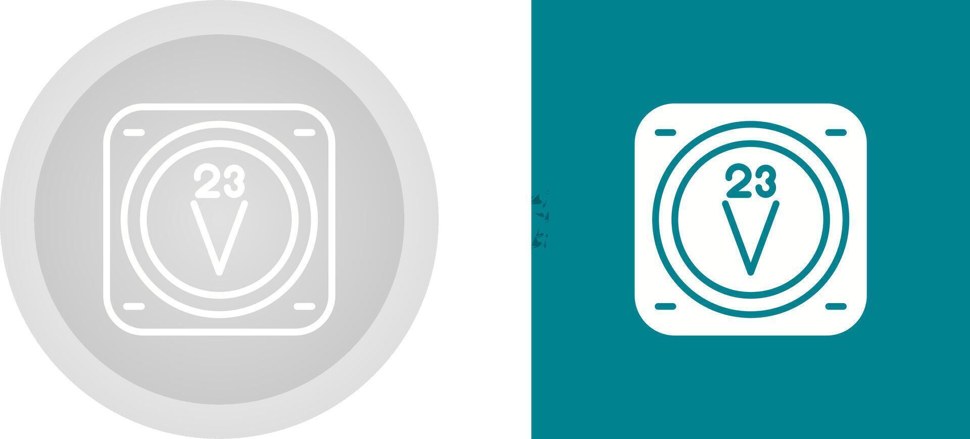 Vanadium Vector Icon