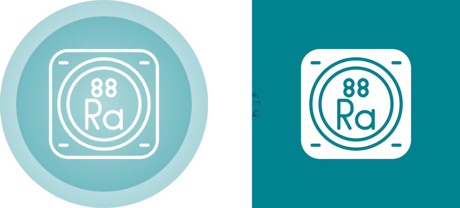 Radium Vector Icon