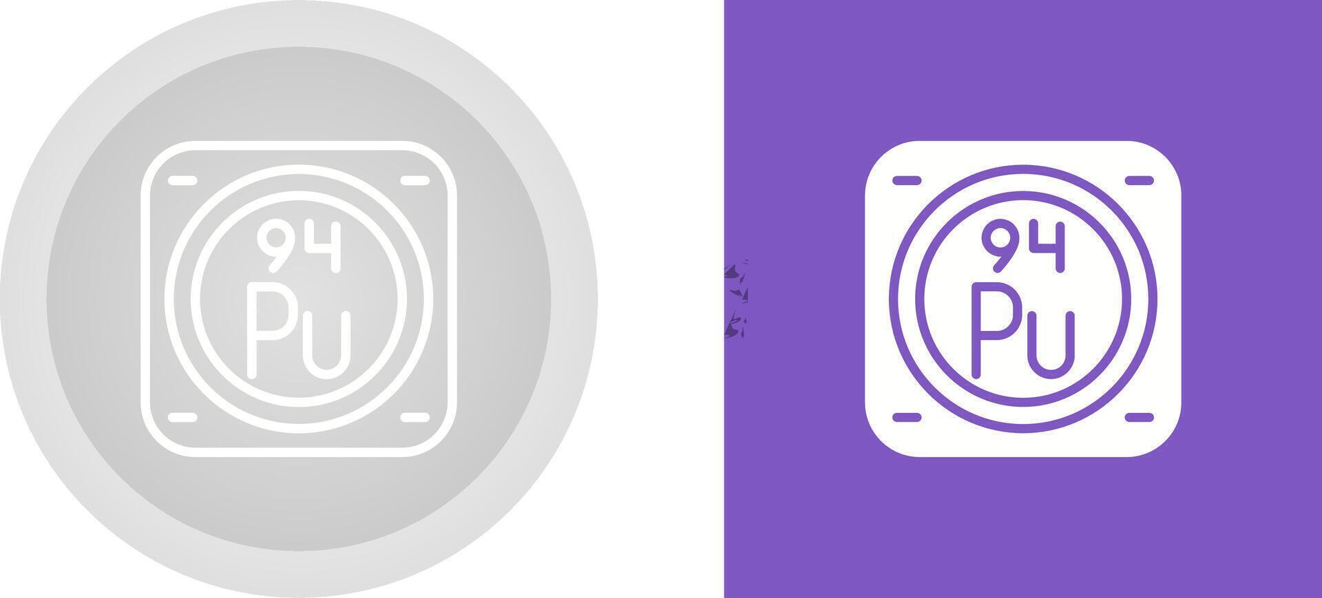 Plutonium Vector Icon