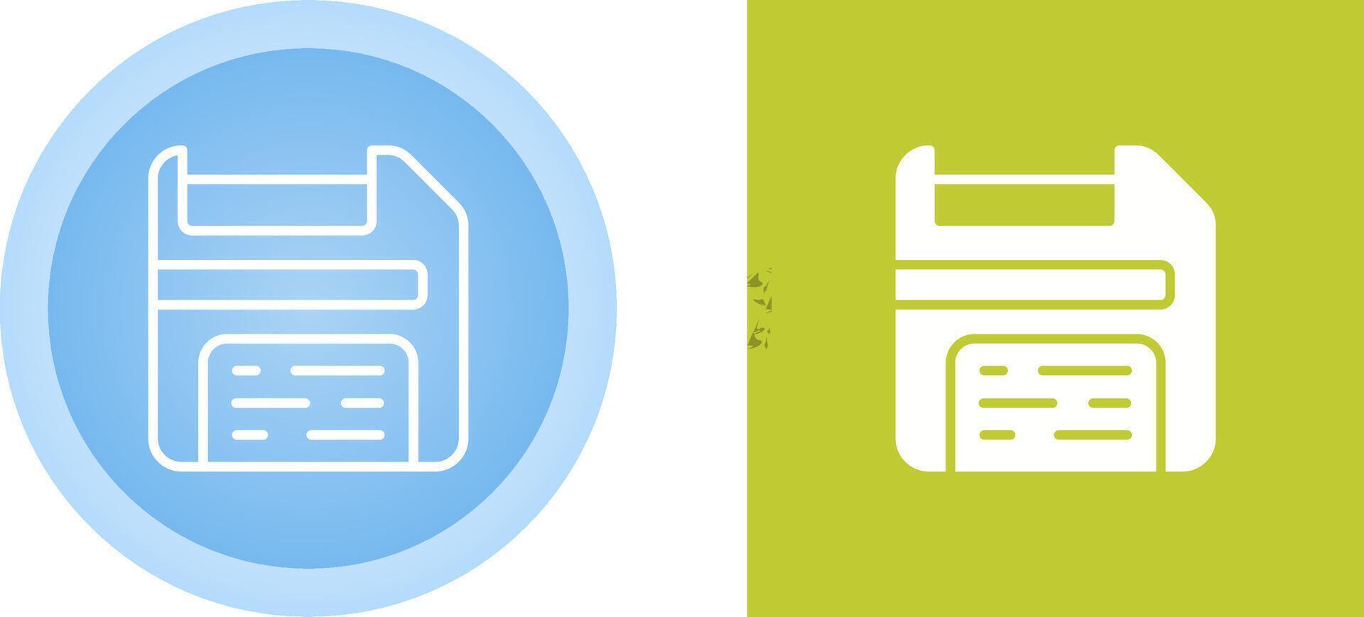 Floppy Disk Vector Icon