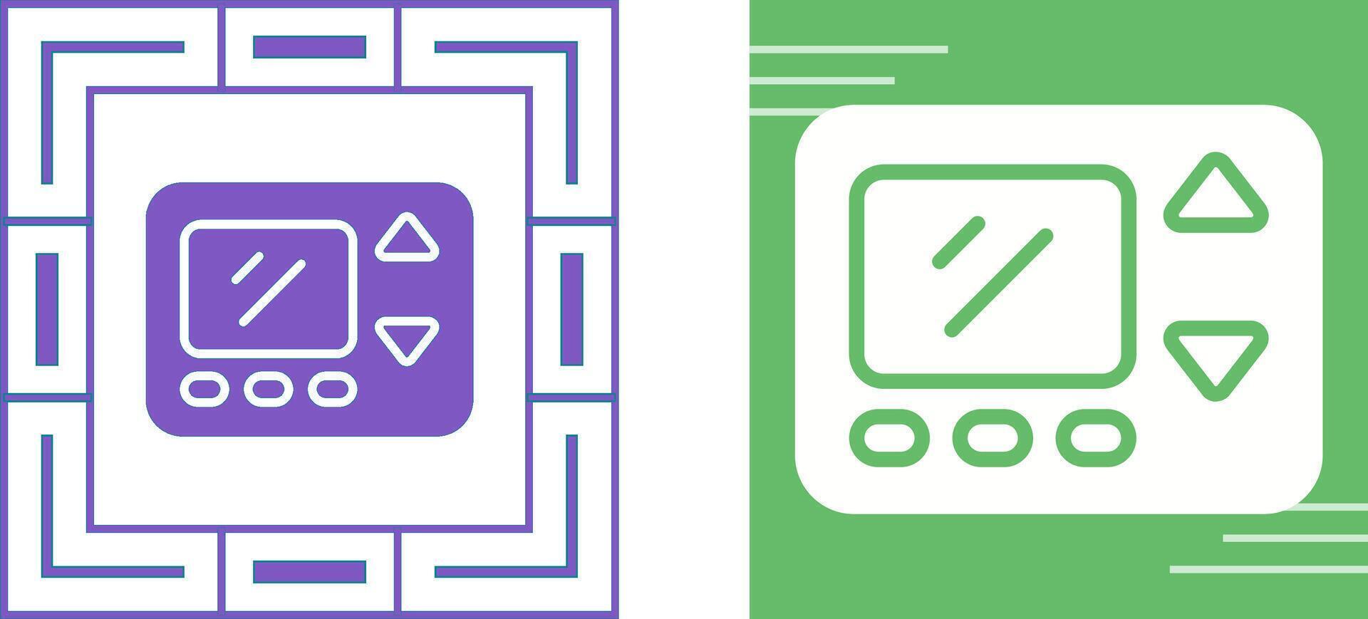 Smart Thermostat Vector Icon