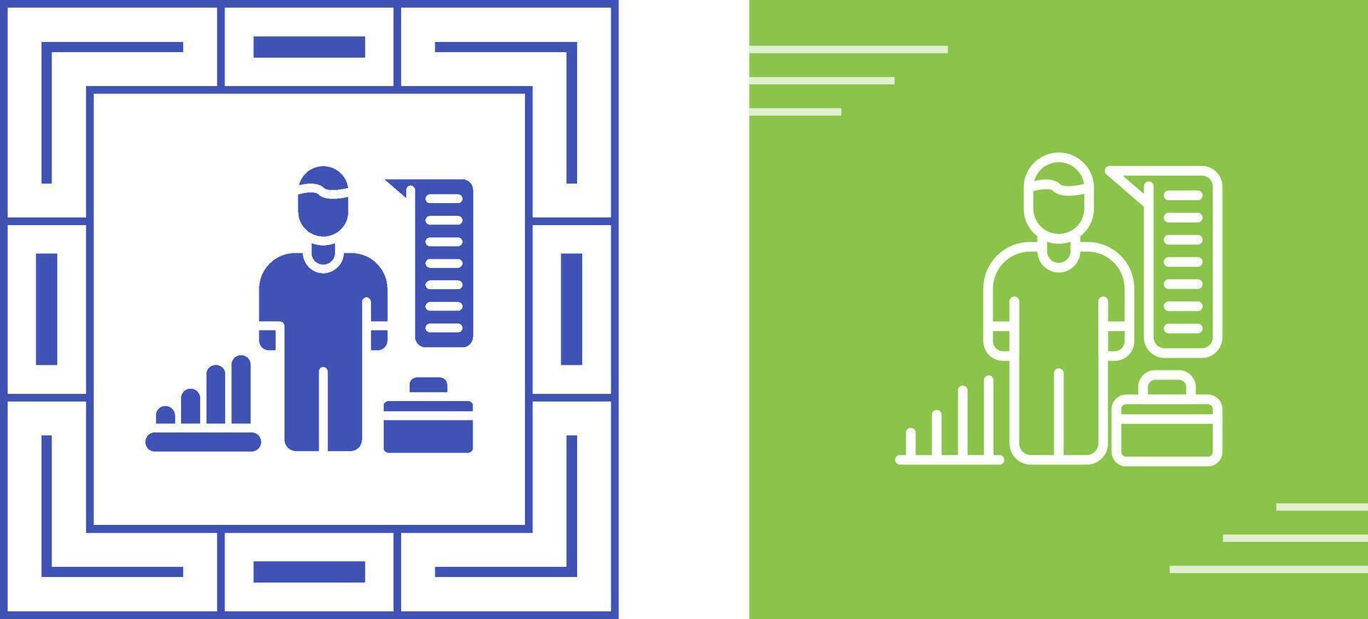 HR Analytics Vector Icon