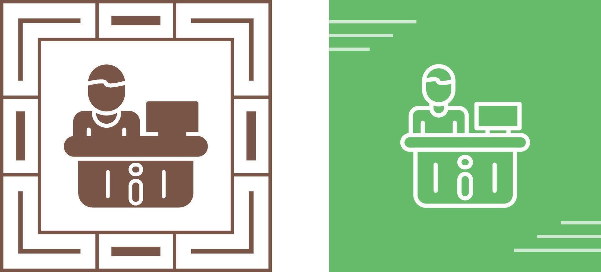 Reception Vector Icon