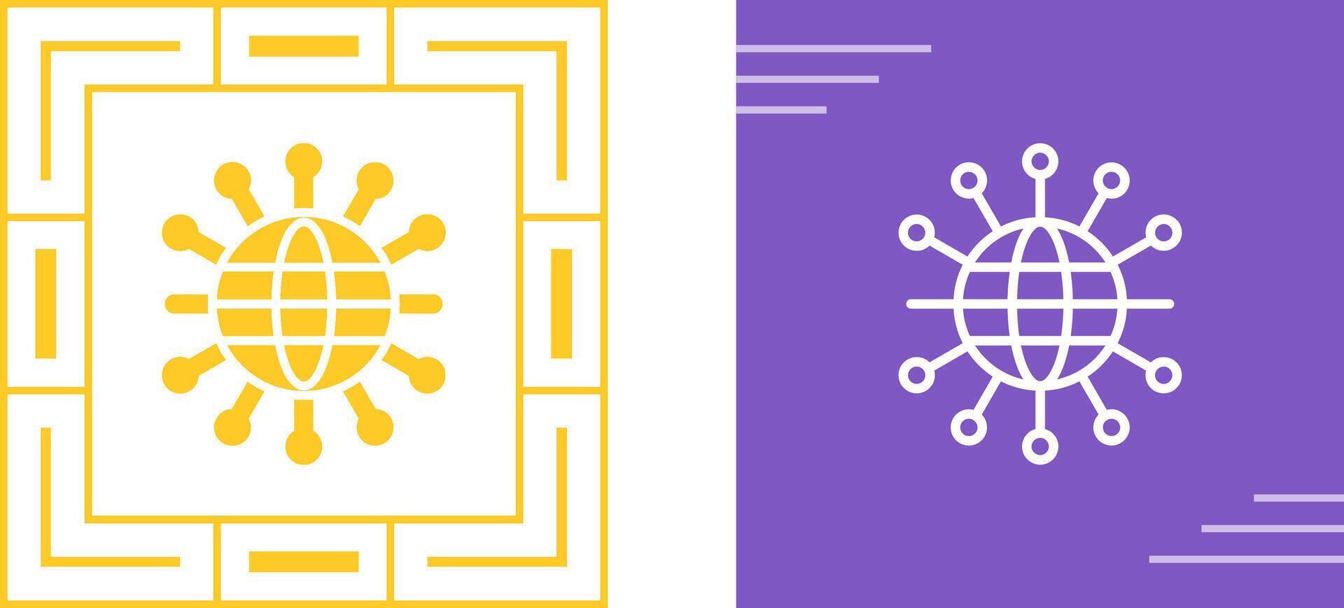 Network Topology Vector Icon