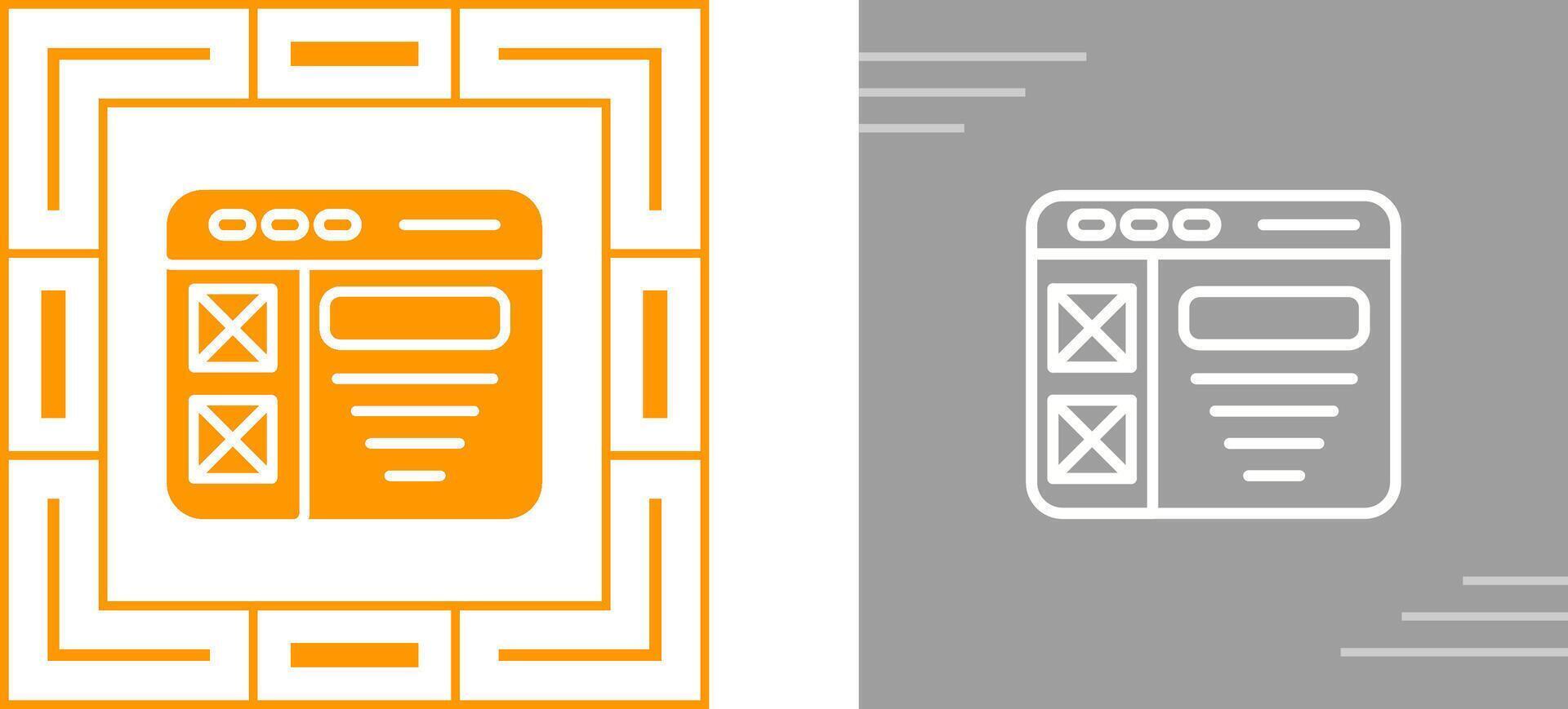 Wireframe Vector Icon