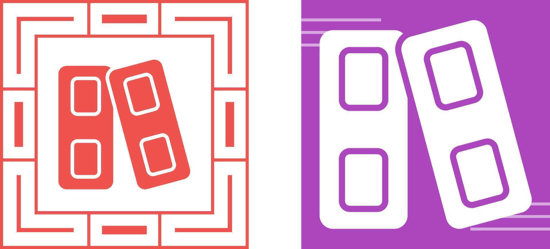 Unique Two Icons Set vector