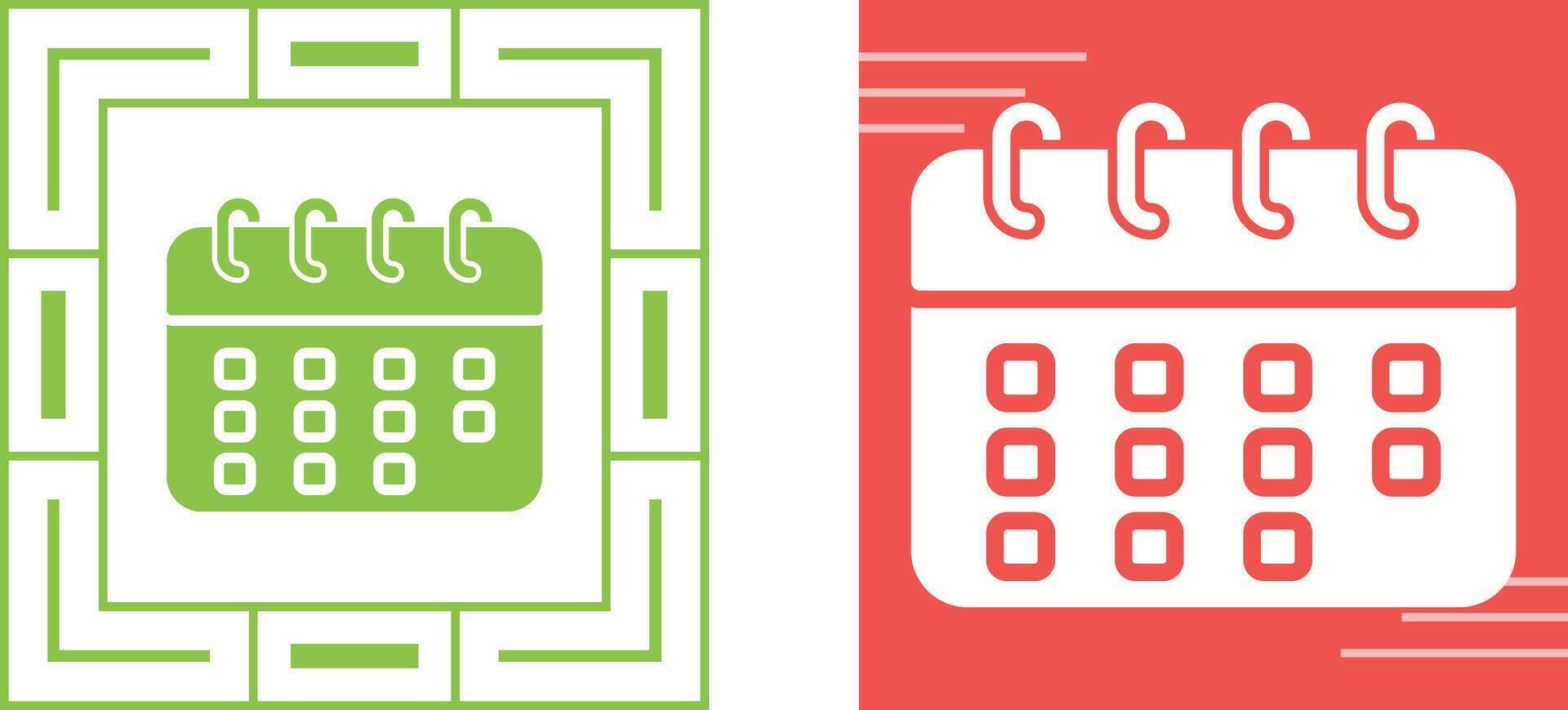Unique Two Icons Set vector