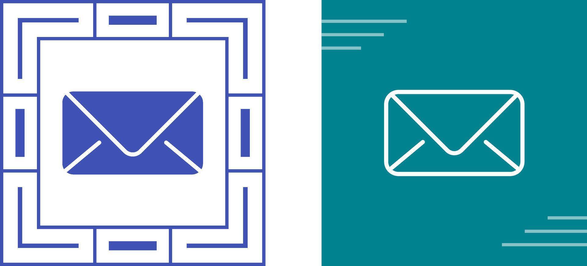 icono de vector de correo