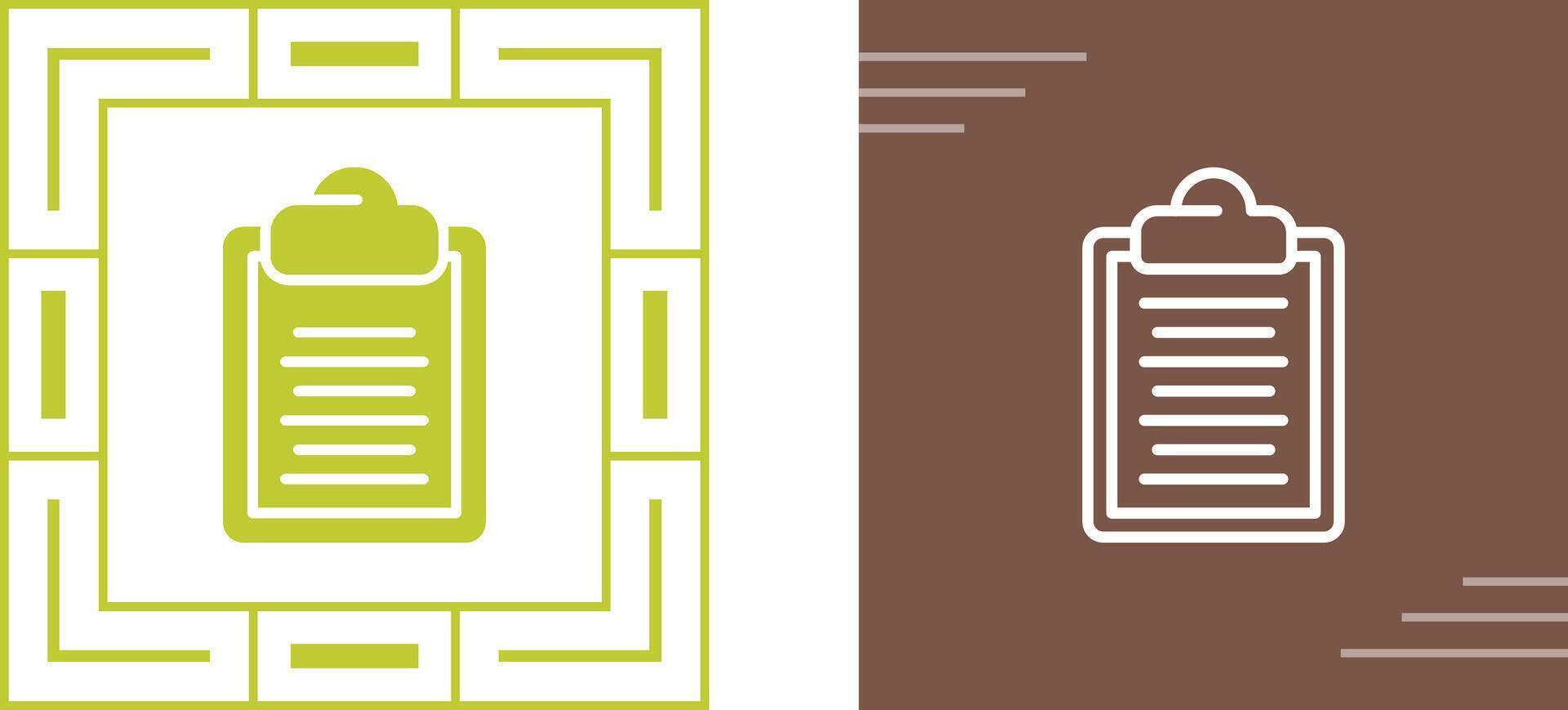 Clipboard Vector Icon