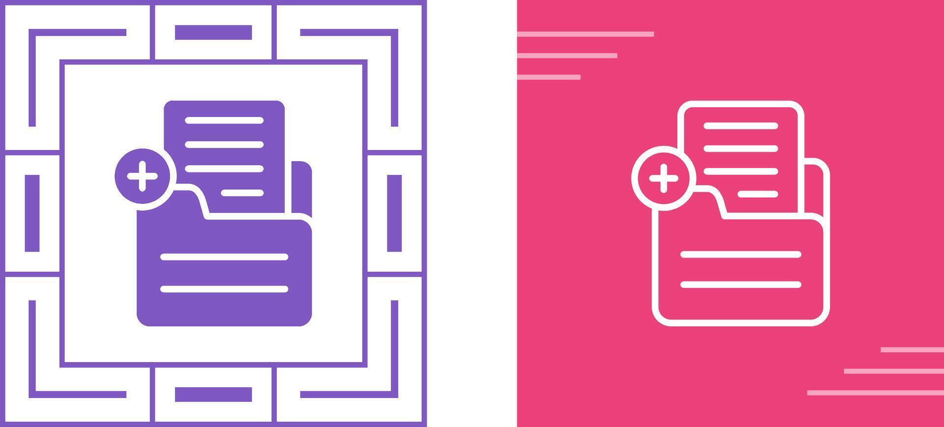 Document Add Vector Icon