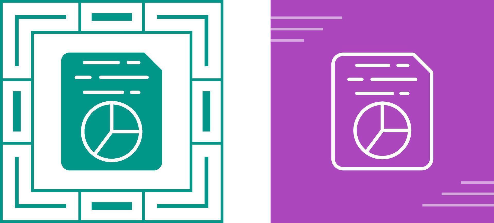 Document Insert Diagram Vector Icon