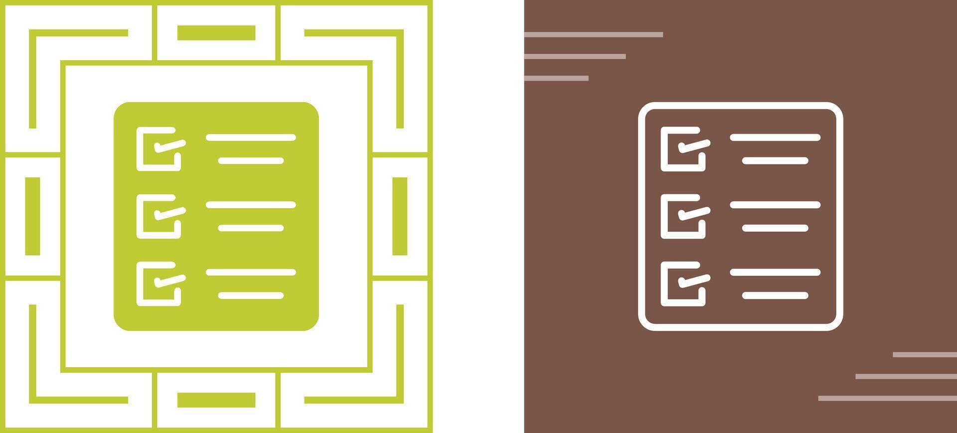 Task list Vector Icon