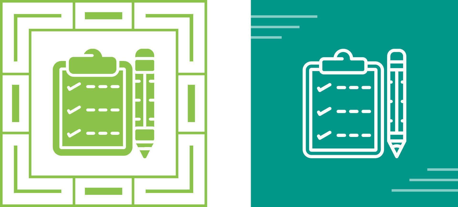 Writing pad Vector Icon