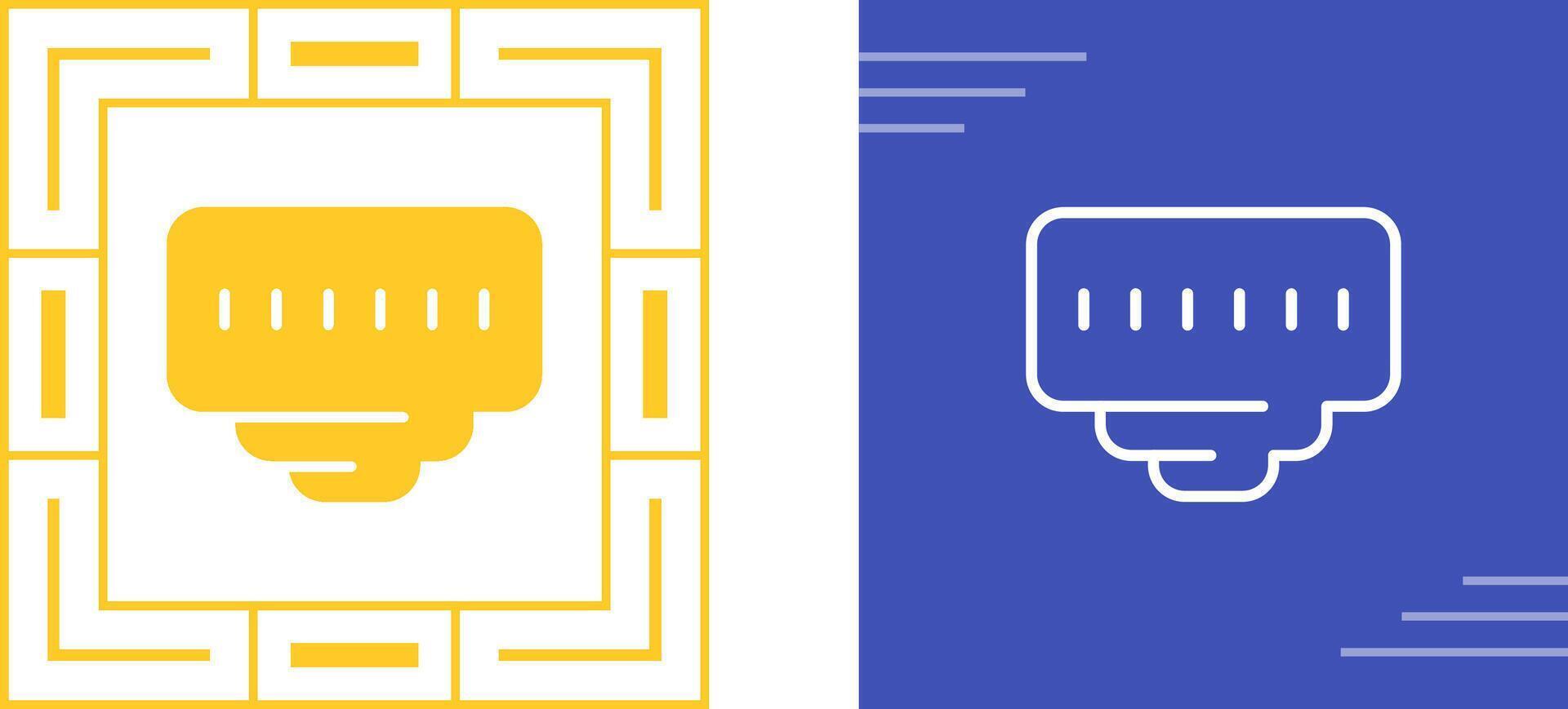 Ethernet Port Vector Icon