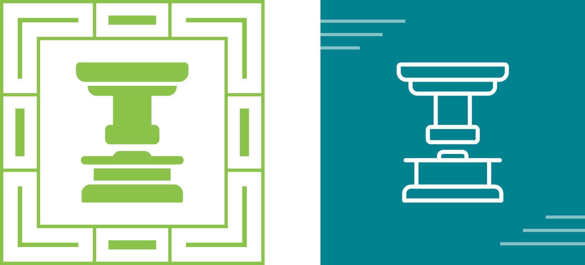 Hydraulic press Vector Icon