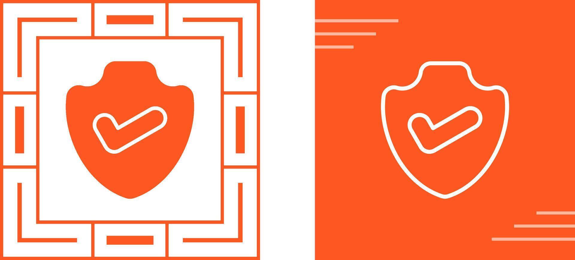 Sheild Check Vector Icon