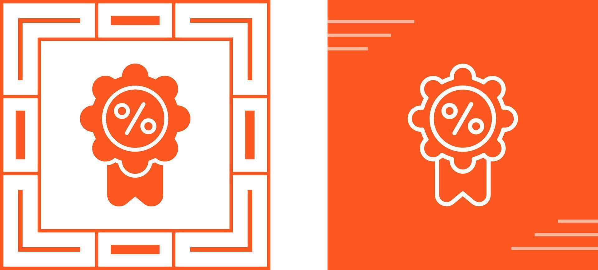 Badge Percent Vector Icon