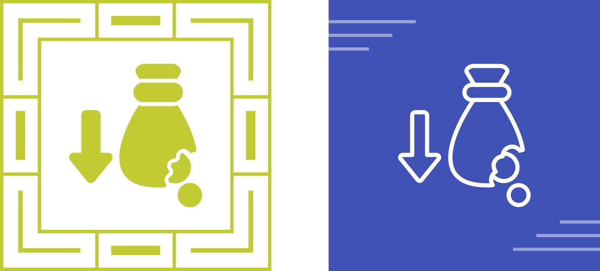 Financial Loss Vector Icon