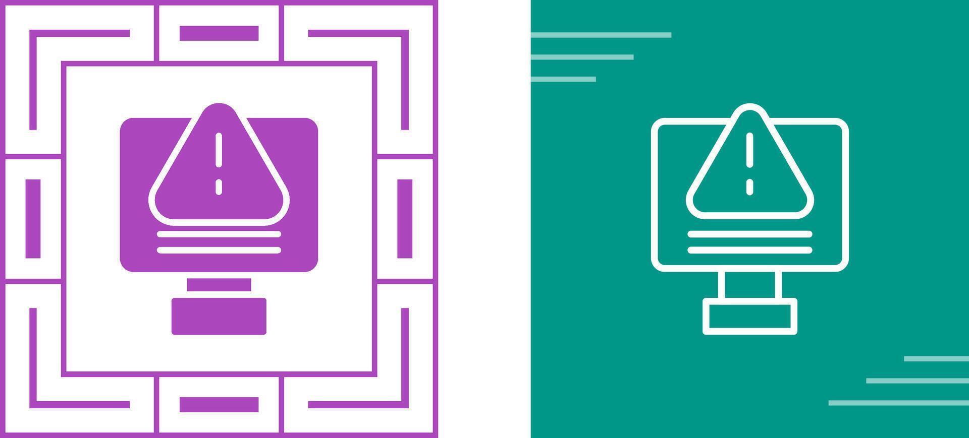 IT System Failure Vector Icon