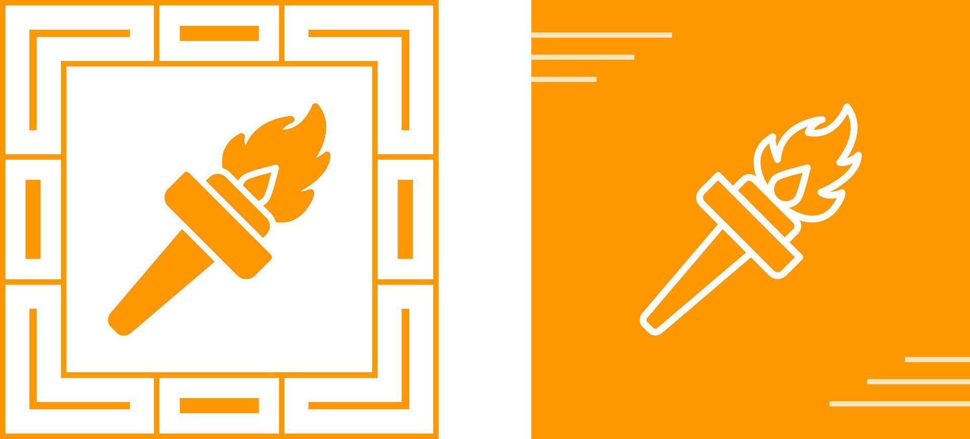 Torch Vector Icon